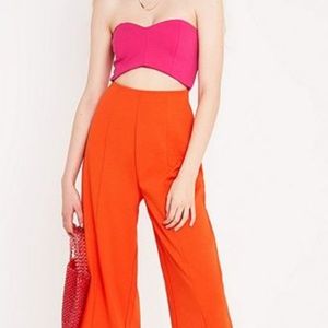 Urban Outfitters Marley Strapless Cut-out Jumpsuit